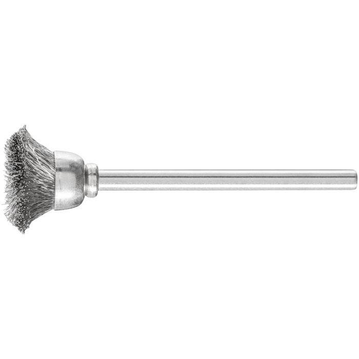 Topfbürste - PFERD - Bürsten-Ø 15 mm - mit Edelstahlbesatz - Bezeichnung TBU 1503/3 INOX 0,10 - Schaft-Ø 3 mm - VE 10 Stück - Preis per VE