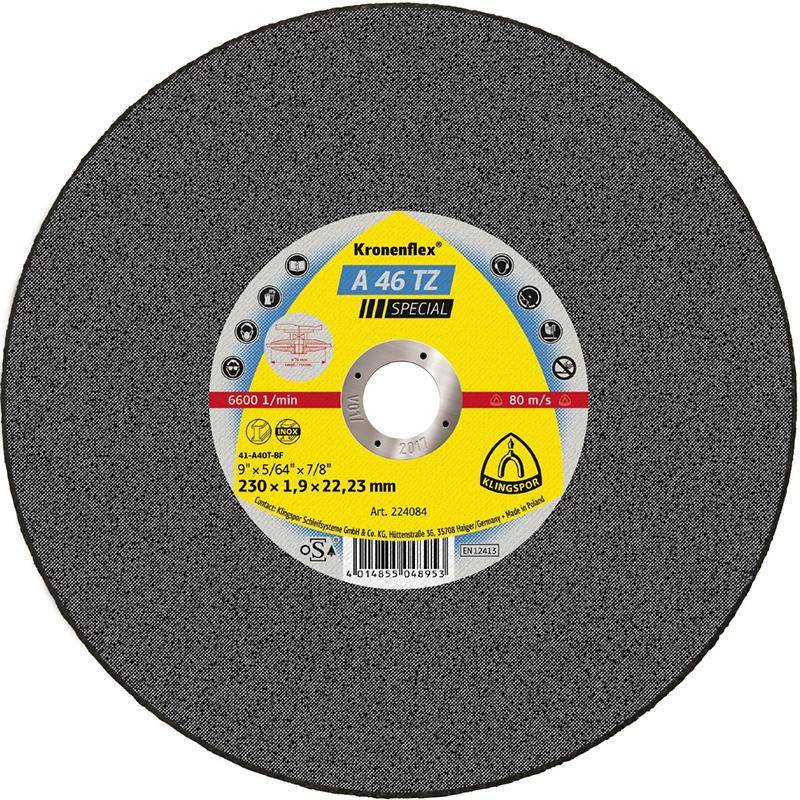 Trennscheibe A46TZ 125x1,6mm gera. Klingspor