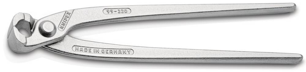 Edelstahltool mit den Zahlen 220 und dem Text Germany eingraviert, wahrscheinlich Teil einer größeren Instrumenten- oder Maschinenkomponente.