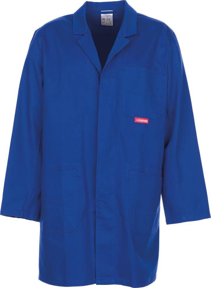 Berufsmantel, 100% BW,290g/qm, Gr. 52, kornblau