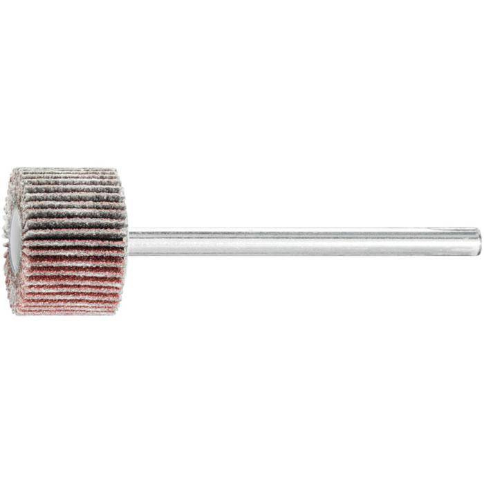 Fächerschleifer - PFERD - Korund A - Maße (D x T) 15 x 10 mm - Korngröße 180 - Bezeichnung F 1510/3 A 180 - empf. Drehzahl 25000 min-¹ - max. zul