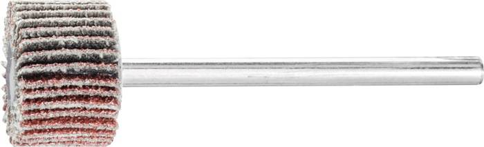 Eine glänzende, zylindrische Metallstange, von der Seite betrachtet, mit einer glatten und polierten Oberfläche.