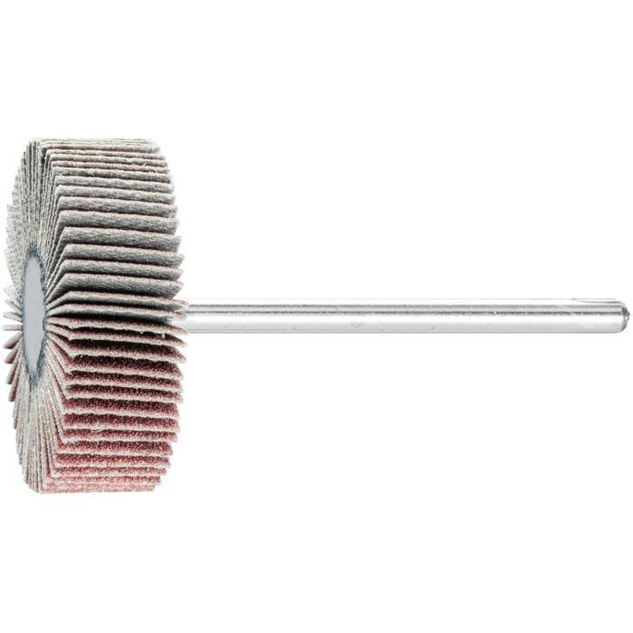 Fächerschleifer - PFERD - Korund A - Maße (D x T) 30 x 10 mm - Korngröße 240 - Bezeichnung F 3010/3 A 240 - empf. Drehzahl 12000 min-¹ - max. zul