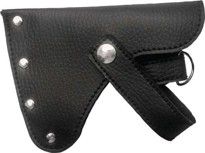 Tasche f.Campingbeil Leder schwarz WAGNUM