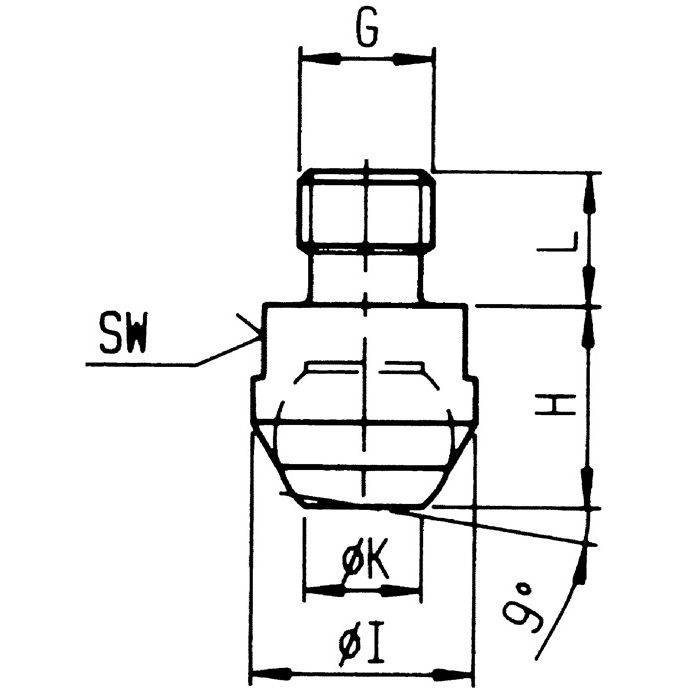 AMF Druckschraube Nr.7110X DFX-16xM16