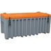 Werkzeugbox B1200xT600xH540mm PE grau/orange 250l Werkzeugbox B1200xT600xH540mm PE grau/orange 250l