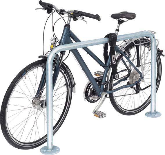 Fahrrad-Anlehnbügel verzinkt, L 1000 mm zum Einbetonieren