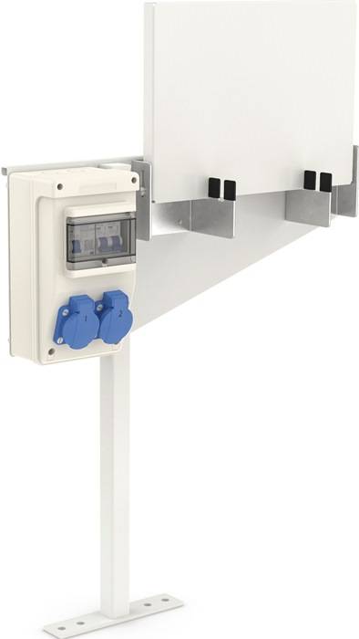 Ladestation f.E-Bikes f.Fahrradgarage B600xH600xT300mm WSM