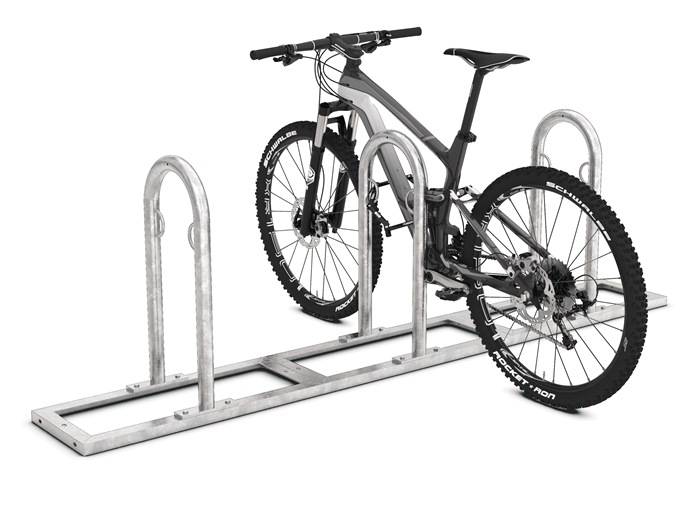 Fahrradanlehnparker TRACK 35 H850xB350mm Stahl,verz.Rohr-D.48mm z.Schr.WSM
