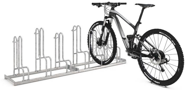 Fahrradständerreihenanlage 4056 1-s.90Grad verz.Anz.Radstände 6 z.Schr.WSM