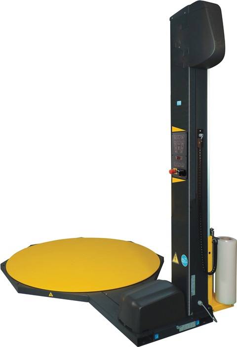 Stretchmaschine EM-15 HA grau/gelb Trgf.max.2400kg m.Auffahrrampe