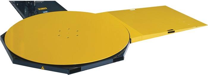 Stretchmaschine EM-15 HA grau/gelb Trgf.max.2400kg m.Auffahrrampe