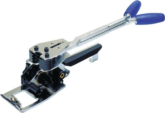 Spann- u.Verschlussgerät f.PP-Umreifungsband 13 mm f.Hülsenverschluss