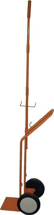 Gasflaschenwagen L550xB500xH2300mm m.flex.Schlauchf. f.20-25kg Propangasflasche