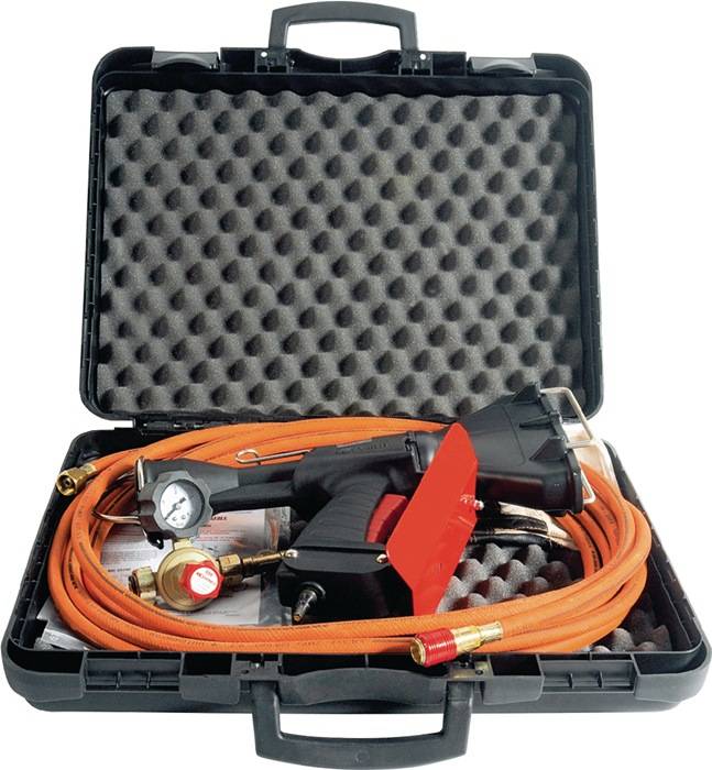 Folienschrumpfgerät Nennwärmebelastung 65 kW m. Totmannstellung G. 1,2kg