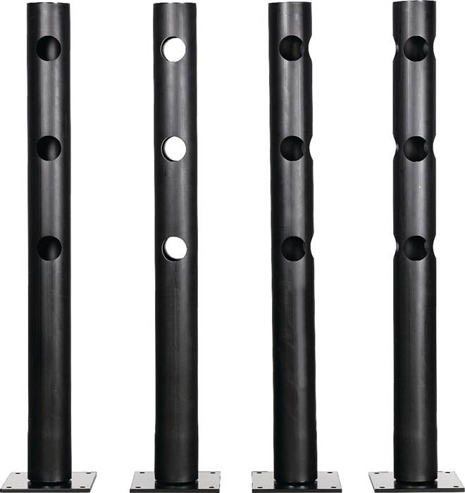 Endpfosten H.1200mm f.Sicherh.-Geländer