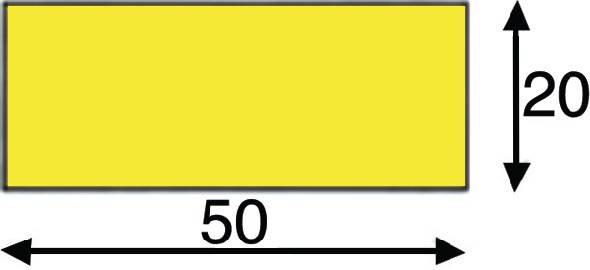 Flächenschutz gelb-schwarz 1000mm PUR-Schaum Typ D