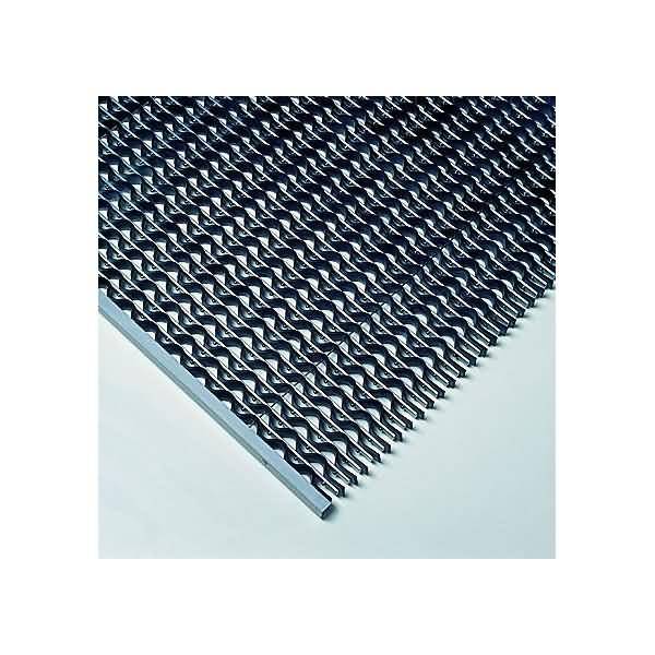 Schmutzfangmatte Eazycare Wave 118,5x78,5cm aluminium/schwarz