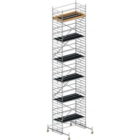 Fahrgerüst Uni Breit P2 Arbeits-B1500xL2850mm Alu.Gerüsthöhe 12610mm Fahrgerüst Uni Breit P2 Arbeits-B1500xL2850mm Alu.Gerüsthöhe 12610mm