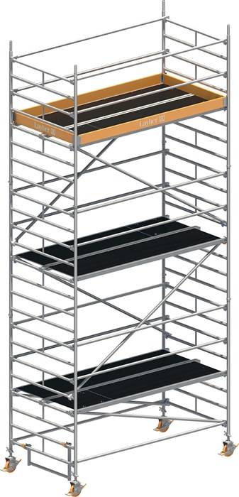 Fahrgerüst Uni Breit P2 Arbeits-B1500xL2850mm Alu.Gerüsthöhe 6430mm