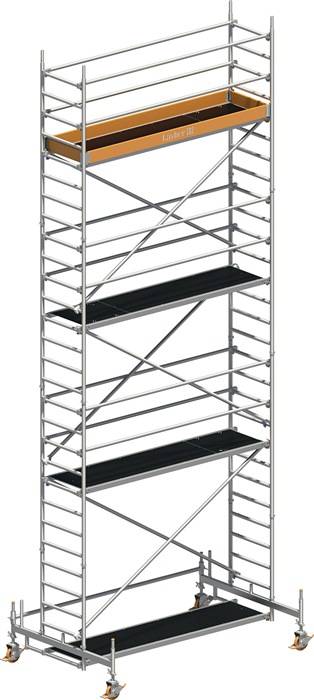Fahrgerüst Uni Stand.P2 Arbeits-B750xL2850mm Alu.Gerüsthöhe 7580mm