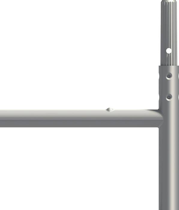 Fahrgerüst Uni Leicht P2 Arbeits-B750xL1800mm Alu.Gerüsthöhe 3480mm