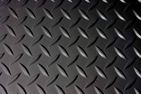 Anti-Ermüdungsmatte Deckplate B90 cm x lfd.M schwarz