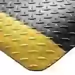 Anti-Ermüdungsmatte Deckplate B90 cm x lfd.M schwarz/gelb Anti-Ermüdungsmatte Deckplate B90 cm x lfd.M schwarz/gelb