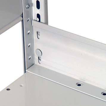 Schüttgutleiste B1000xH90 mm für Fachboden 250-330kg gr.