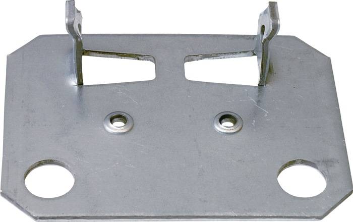 Klemmfuß einfach Stahlblech,verz.f.Regalprofil