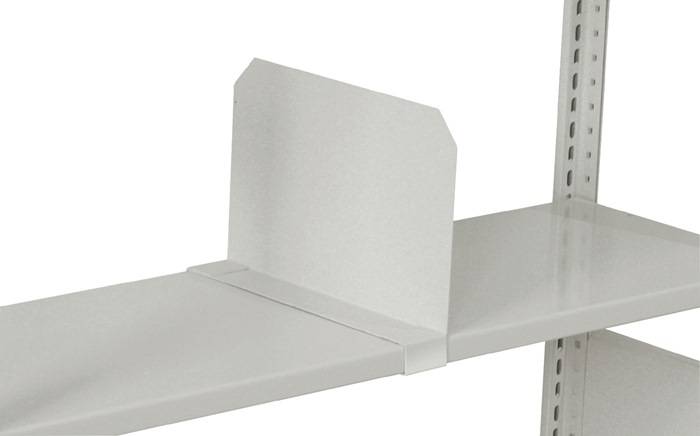 Fachteiler H200xT500mm lichtgrau pulverbesch.f.Fbd.Trgf.150 kg