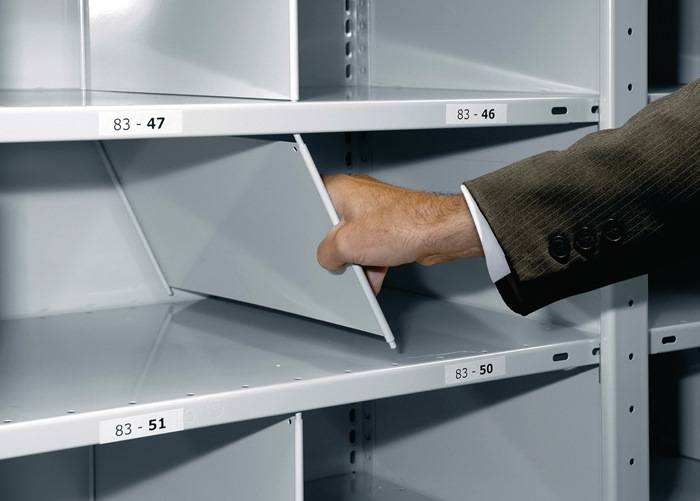 Stecktrennblech Multiplus T400xH390mm silber verz.