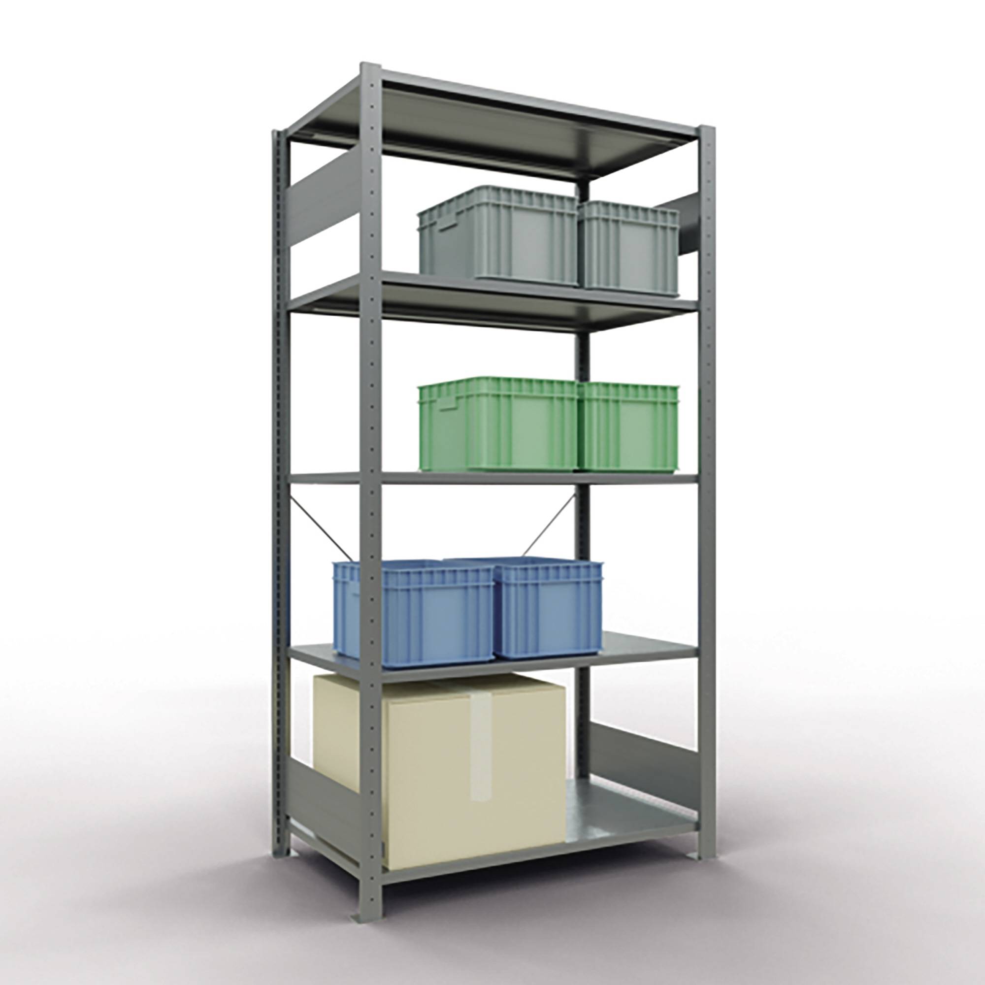 SCHULTE Regal MULTIplus150 12760 Grund 2.000x1.000x600mm 5Böden vz