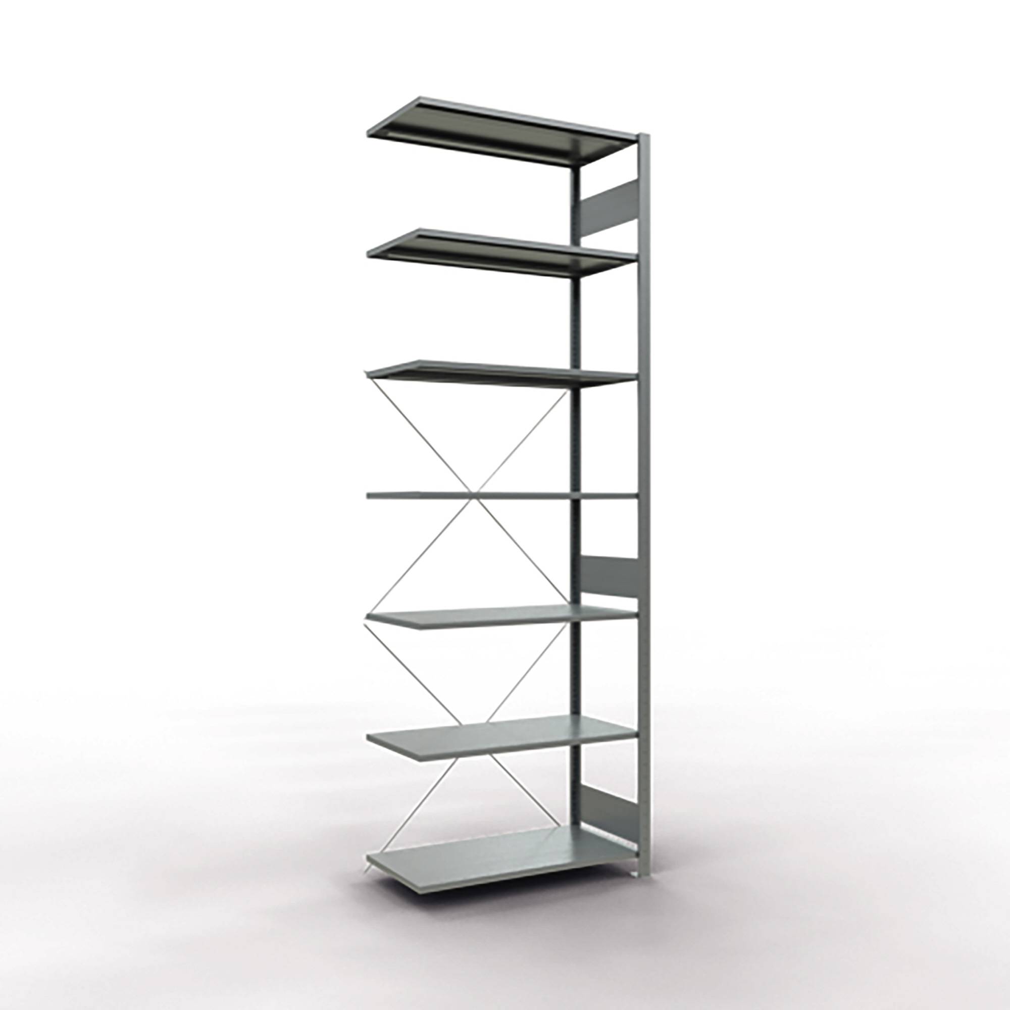 SCHULTE Regal MULTIplus150 12757 Anbau 3.000x1.000x500mm 7Böden vz