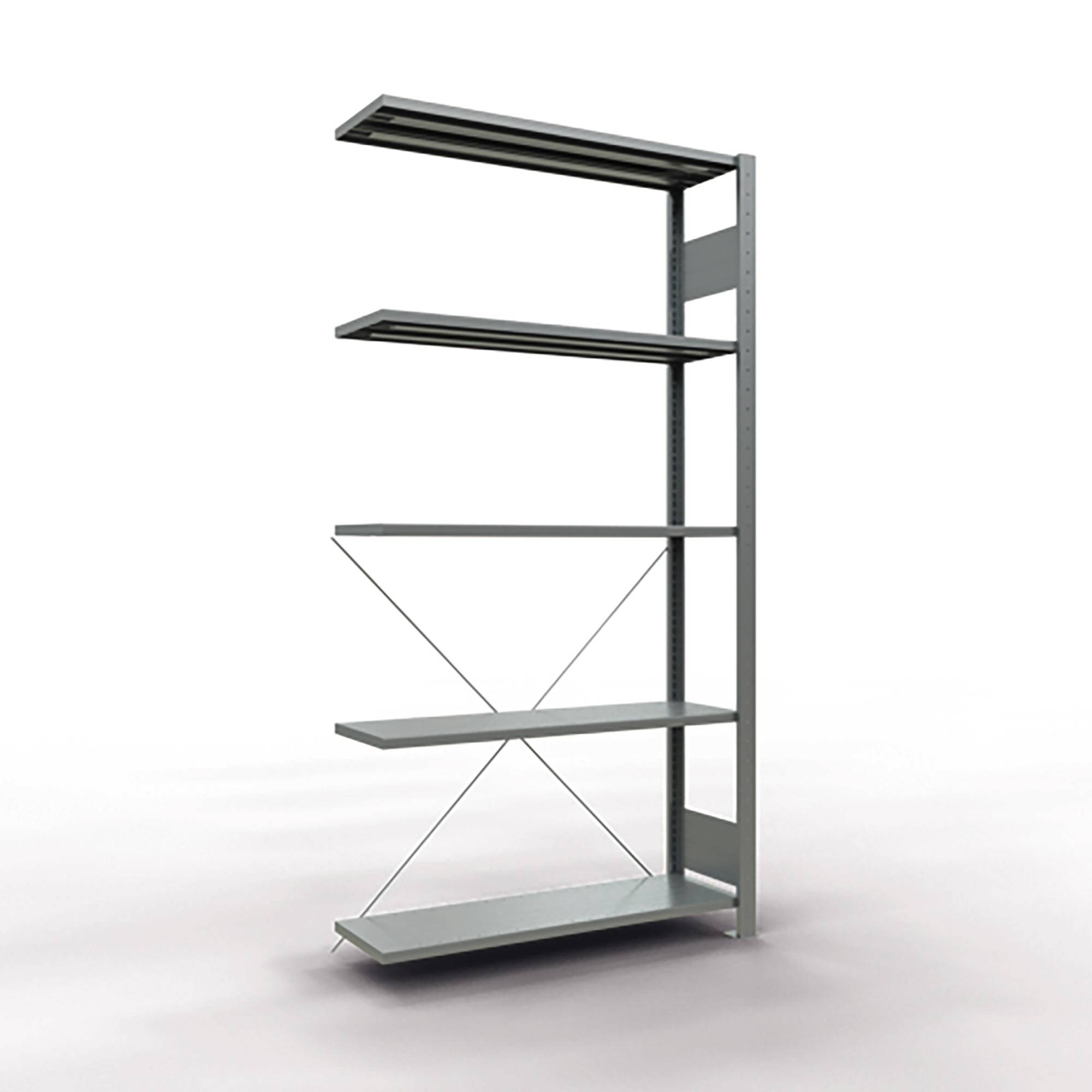 SCHULTE Regal MULTIplus150 12735 Anbau 2.000x1.000x300mm 5Böden vz