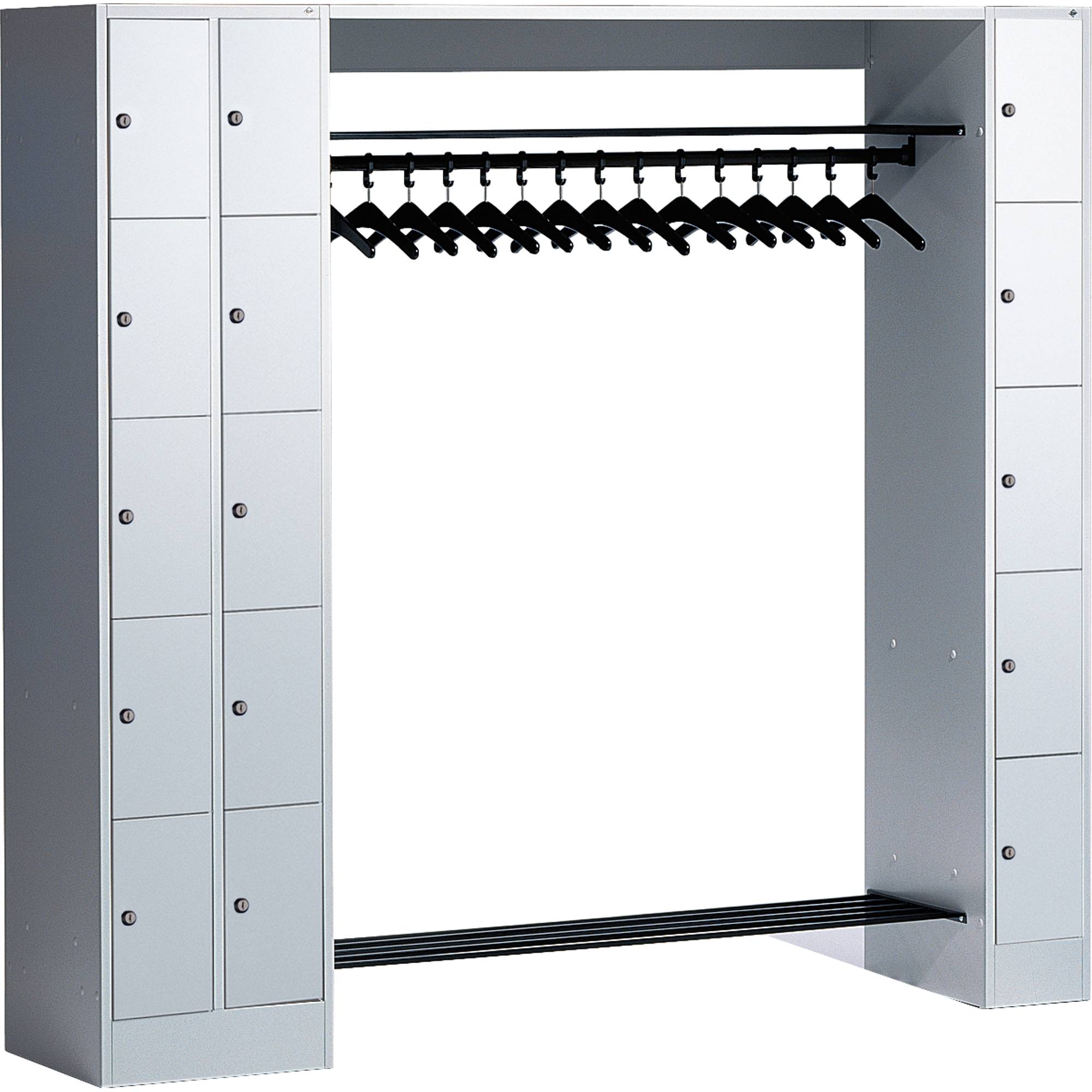 C+P Garderobe 8073000S10003 Schließfächer 15Personen lgr/lgr