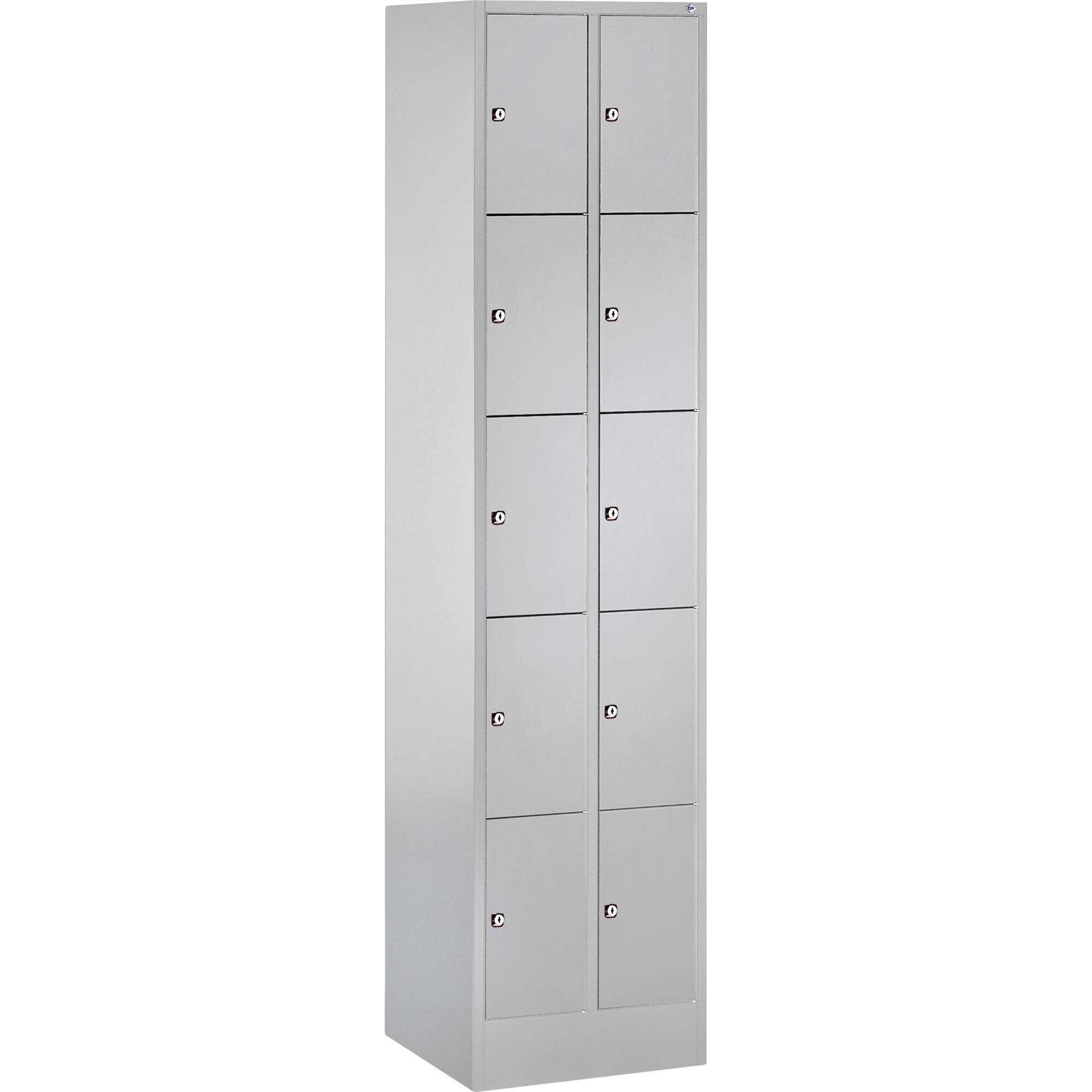 C+P Fächerschrank 8070020S10000 auf Sockel 10Fächer lgr/lgr