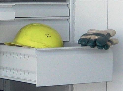 Schubl.H75xB415mm Trgf.60kg Stahlbl.lichtgrau f.Schwerlastschrank