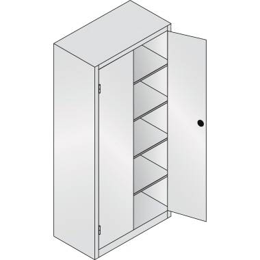 C+P Werkzeugschrank 8920052S10041 1950x930x400mm 4Bd. lgr/lgr - Artikel: 820032381