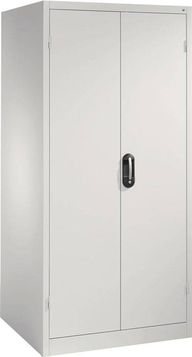 Flügeltürenschrank H1950xB930xT800mm lichtgrau/lichtgrau 4 BD Trgf.70 kg