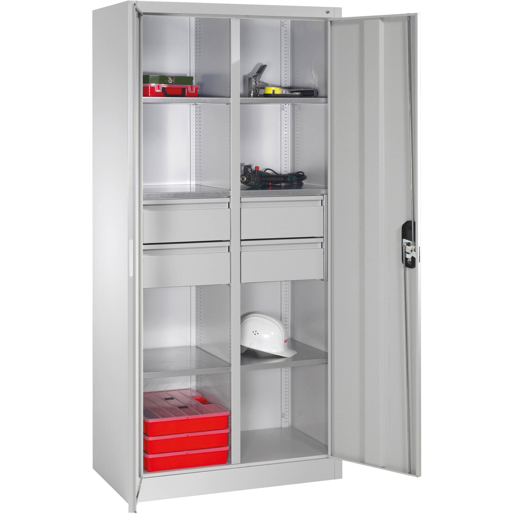 C+P Werkzeugschrank 89213042S10030 6Bd. 4Sch. 1950x930x500mm lgr/lgr