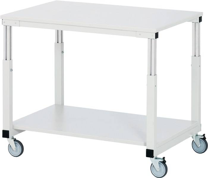 Tischwagen 2 Ladeflächen L1000xB700mm lichtgrau Trgf.150kg