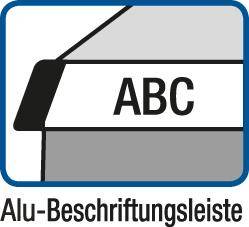 Anke Arbeitstisch B1500xT700xH850mm RAL7035/5012 BMP: 50 mm 2 Schubladen, 1 Boden