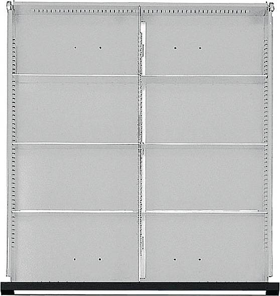 Schubladenunterteilungsmaterial Front-H.170-360mm 1/2 Teilung PROMAT