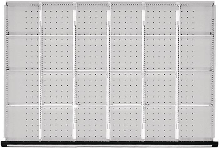 Unterteilungsmaterial Front-H.60mm 5 Längs-/18 Quertrennwände f.Schrank-B.1060mm
