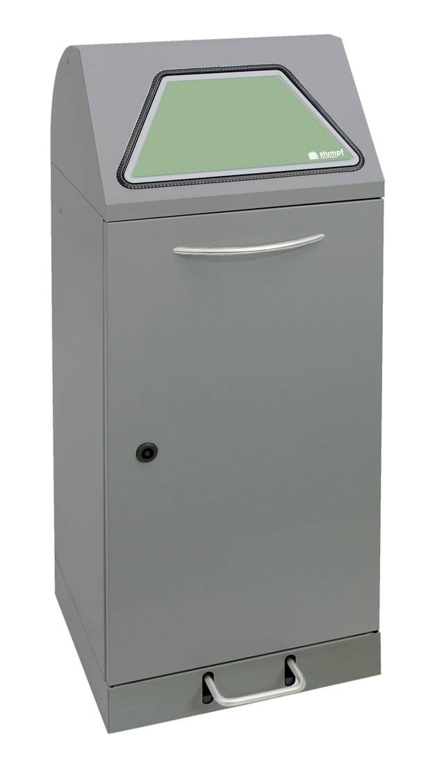 Abfalltrennung Modul-Vario 75 graualu-struktur, verzinkt. Innenbehälter, 75 Lite