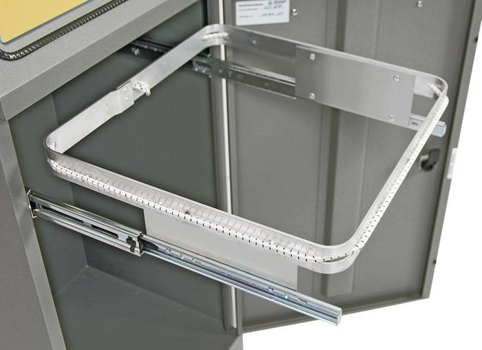 Wertstoffsammler 120l H900xB400xT380mm graualu m.Müllsackhalter o.Trethebel