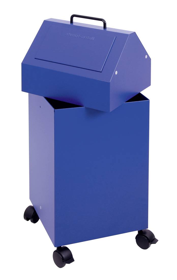 Abfalltrennung 45, stationär, RAL 5010/5010, 45 Ltr.