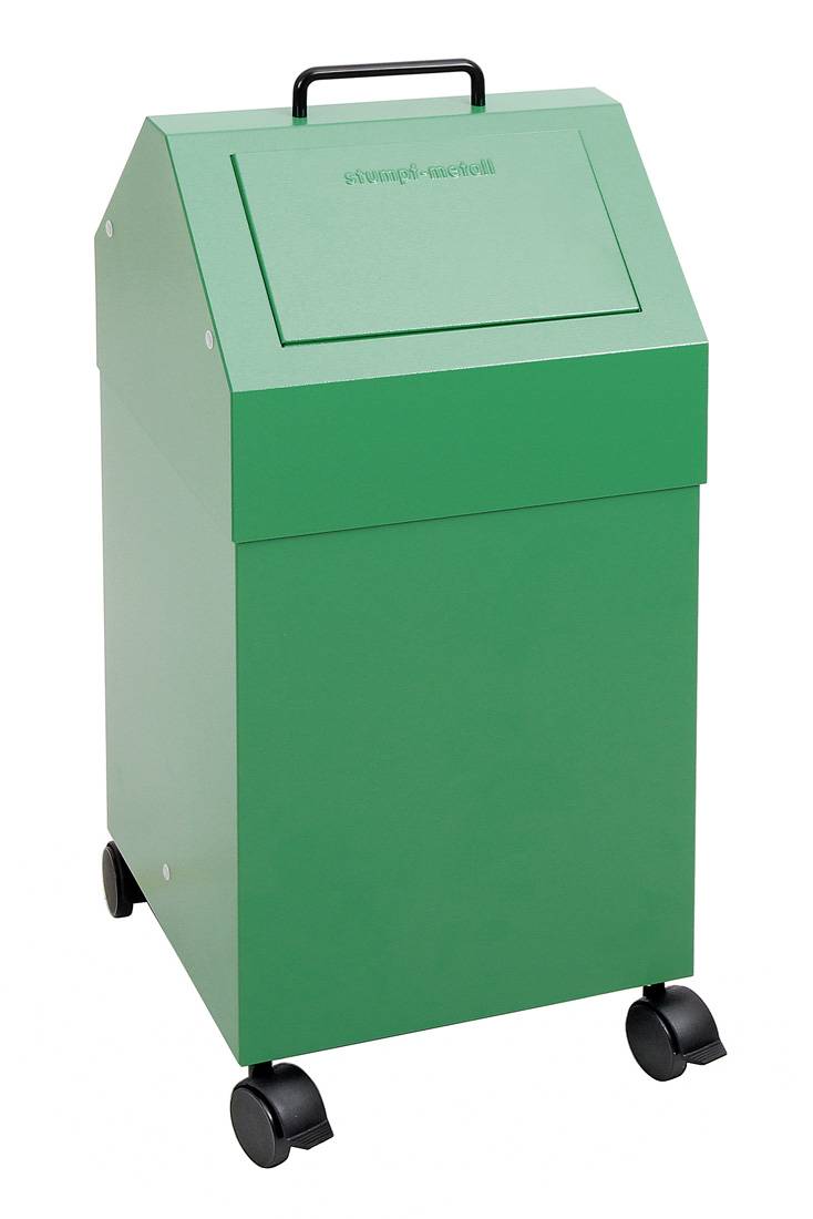 Abfalltrennung 45, stationär, RAL 6024/6024, 45 Ltr.