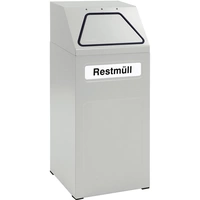 Wertstoffsammler 65l H970xB400xT380mm lichtgrau/lichtgrau stationär STUMPF Wertstoffsammler 65l H970xB400xT380mm lichtgrau/lichtgrau stationär STUMPF